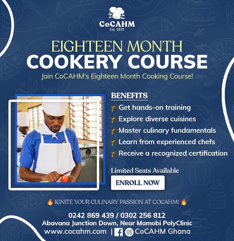 Cookery Course Flyer